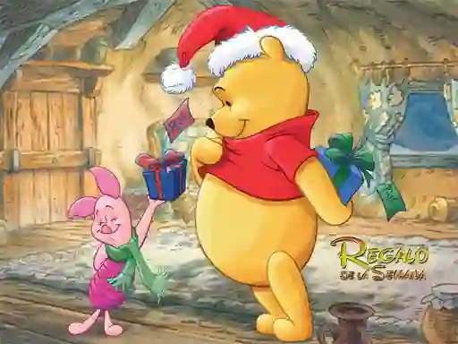 Laro Winnie the Pooh Christmas Jigsaw Puzzle online