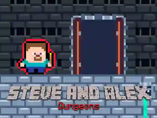 Laro Steve and Alex Dungeons online