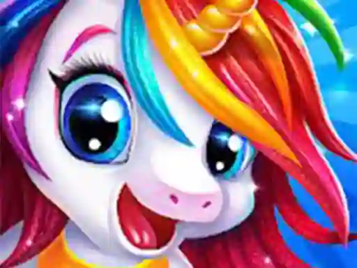 Laro Unicorn Make up Girl online
