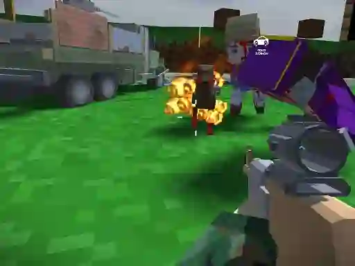 Laro Blocky Zombie And Vehicle Shooting online
