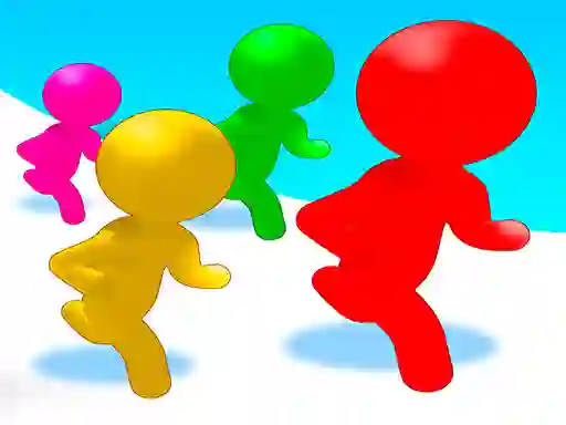 Laro Stickmen Color Run Switch online