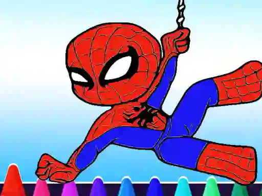 Laro Spiderman Coloring book online