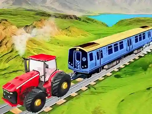 Laro Chain Tractor Train Towing Game 3D online
