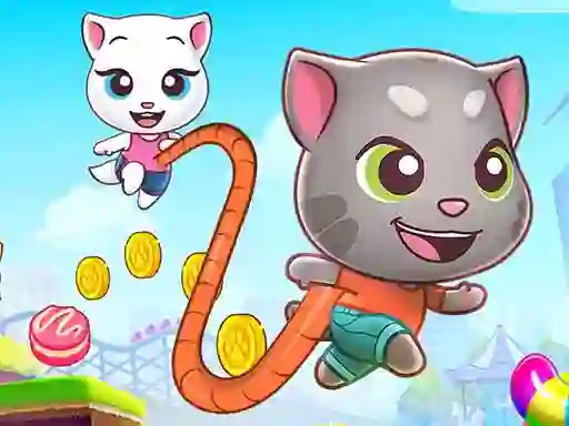 Laro Tom & Angela Jump online