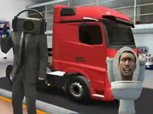 Laro Truck Simulator Skibidi Toilet online
