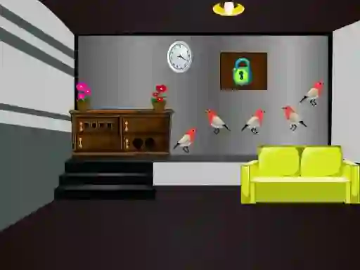 Laro Grey Checked Room Escape online