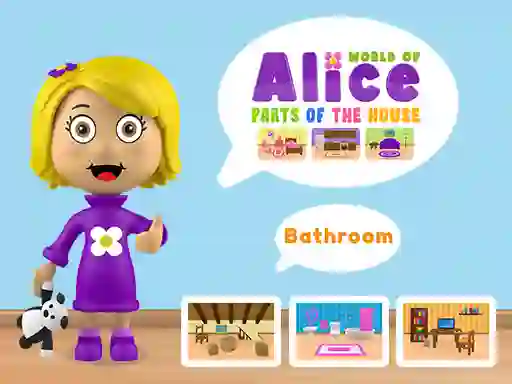 Laro World of Alice Parts of the House online