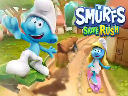 Laro The Smufrs Skate Rush online