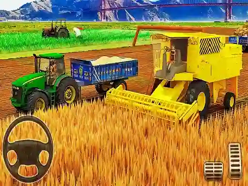 Laro US Modern Tractor Farming Game 3D 2022 online