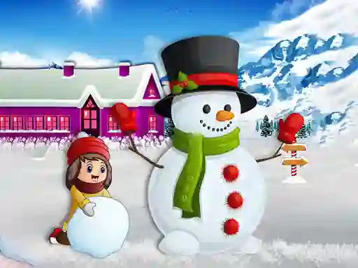 Laro Kids and Snowman Dress Up online