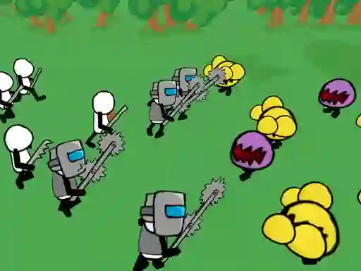 Laro Stickman Gun Battle Simulator online