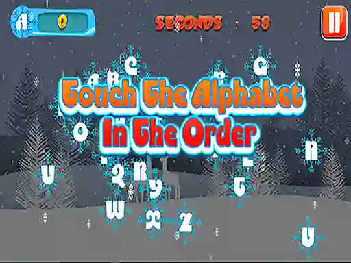 Laro Touch the Alphabet in the Order online