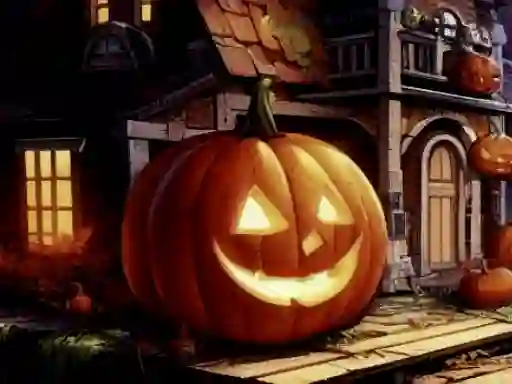 Laro Halloweem Pumpkin Adventure online