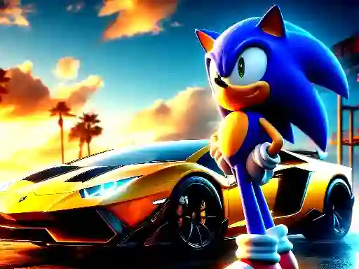 Laro Sonic Run for Lamborghini online