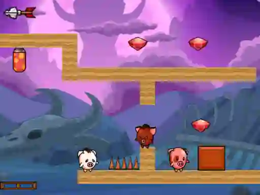 Laro Pig Bros Adventure online