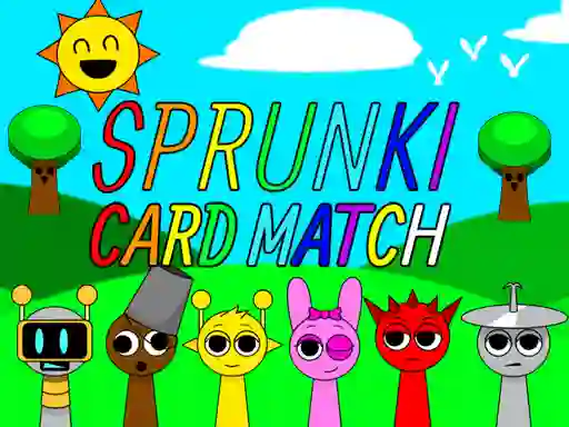 Laro Sprunki Card Match online