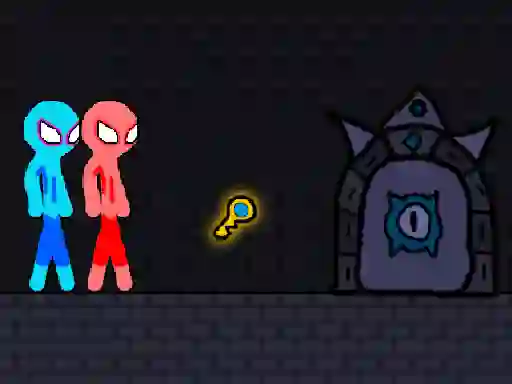 Laro Red and Blue Stickman Rope online