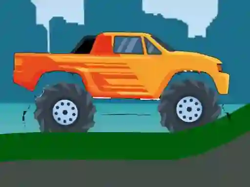 Laro Monster Truck Hill Driving 2D online