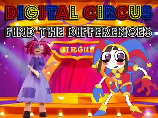 Laro Digital Circus Find The Differences online