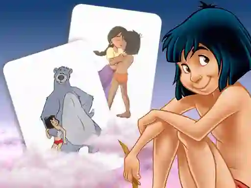 Laro Mowgli Memory card Match online