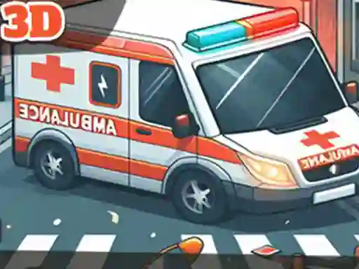 Laro Ambulance Driver 3D online