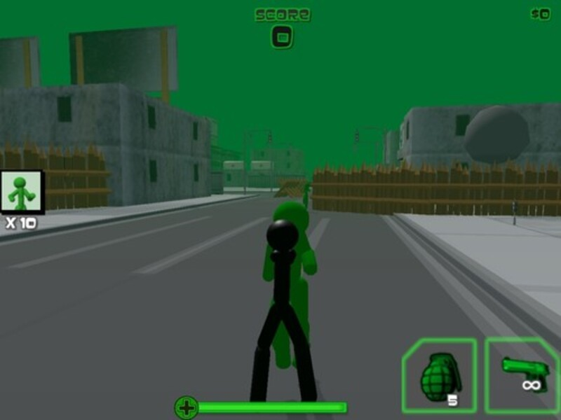 Laro Stickman Zombie Shooting 3D online