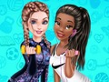 Laro Elsa at Tiana Workout Buddy online