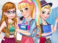 Laro Ang mga batang babae sa Disney ay bumalik sa paaralan online