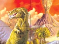 Laro Dinosaur Itinaas ng Jigsaw Puzzle  online