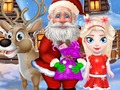 Laro I-save ang Nasugatan Santa At Christmas Elk  online