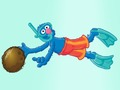 Laro 123 Sesame Street: Underwater sink o float online