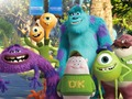Laro Monsters University tic-tac-throw online