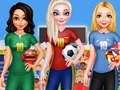 Laro BFF Princess Vote para sa Football 2018 online