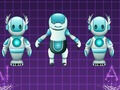 Laro Mga Robot: Tugma sa Memory Card  online