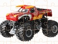 Laro Halimaw Truck Itinaas ng Jigsaw Challenge  online