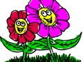 Laro Bumalik sa Paaralan: Flower Coloring Book  online