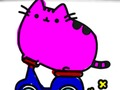 Laro Bumalik sa Paaralan: Cute na pangkulay ng Pusa  online