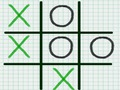 Laro Tic tac toe daliri ng papel Tandaan  online