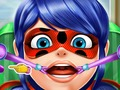 Laro Ladybug: Ginagamot ng doktor ang lalamunan  online