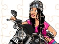 Laro Mga Crazy Bikers Jigsaw  online