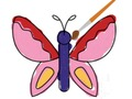 Laro Medyo pangkulay ng Butterfly  online
