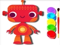 Laro Bumalik sa Paaralan: Librong Pangkulay sa Robot  online