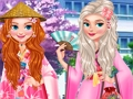Laro Paglalakbay ng Princess Girls sa Japan  online