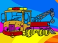 Laro Pangkulay na libro ng mga tow truck  online