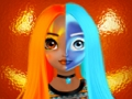 Laro Tutorial sa Halffaces ng Princess Halloween Makeup  online