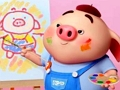 Laro Back To School Colouring Book Pig  online