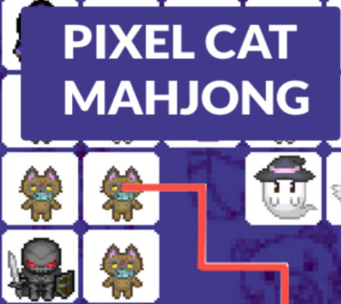 Laro Pixel Cat Mahjong online