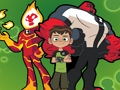 Laro Ben 10 Tugma sa 3 Puzzle  online