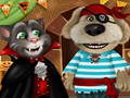 Laro Pakikipag-usap Tom And Angela Halloween Party  online