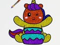 Laro Coloring Book Glittered Unicorn  online